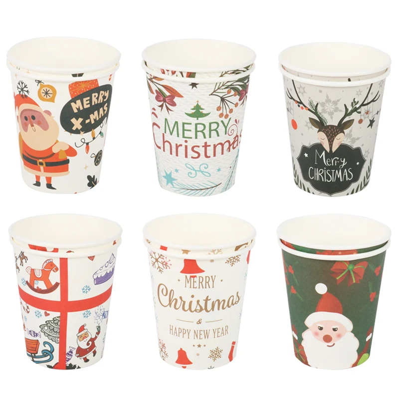 10 шт. одноразовые бумажные чашки для кофе | Дом и сад