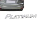 Хромированная платиновая версия для автомобильного брызговика, багажника, крышки, эмблемы, наклейка