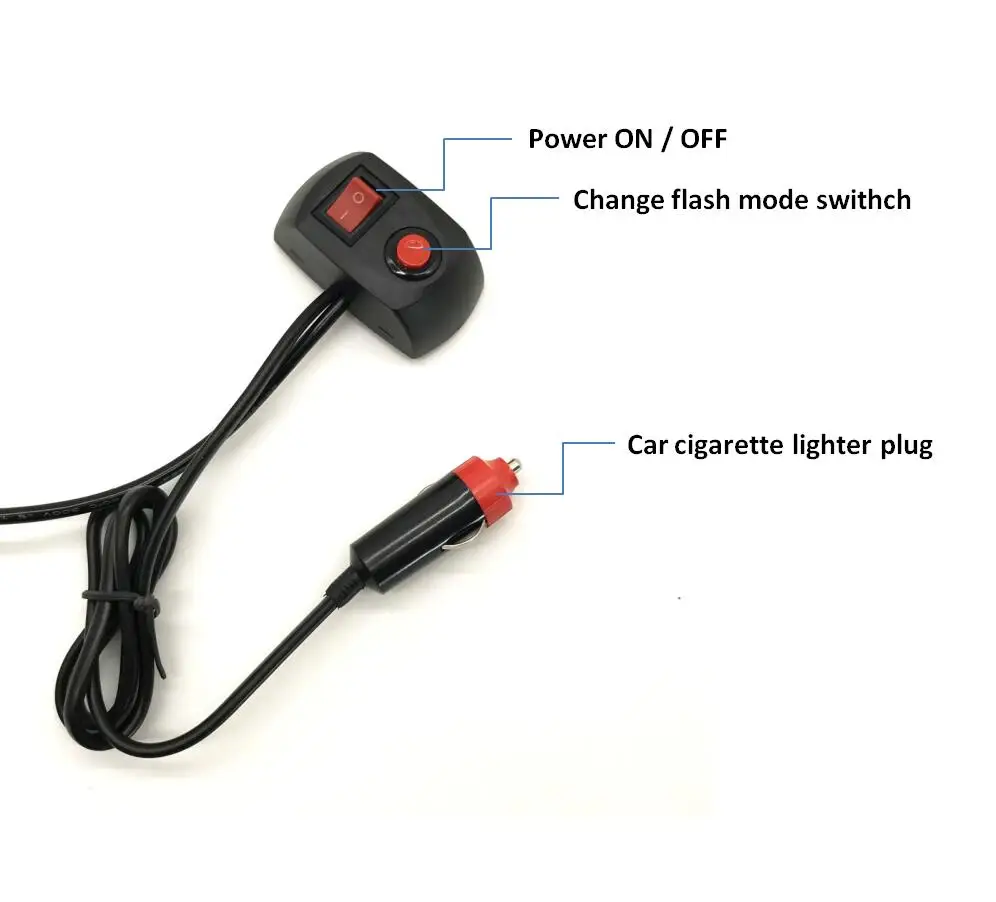 19 &quot16 Светодиодный вспышка светильник бар пожарный стробоскоп предупреждение