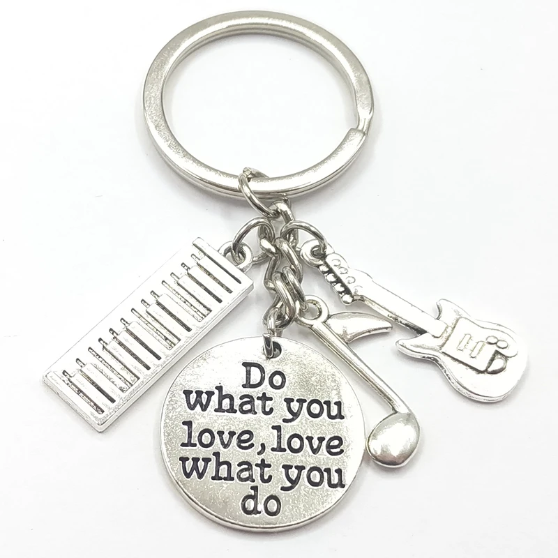 Брелок для пианино с подвеской из сплава стильный брелок музыкальной клавиатуры