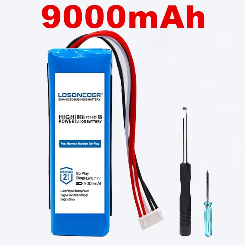 9000mAh GSP1029102 01 Аккумулятор Для Harman Kardon Go Play Mini Speaker Li Polymer Lithium перезаряжаемый