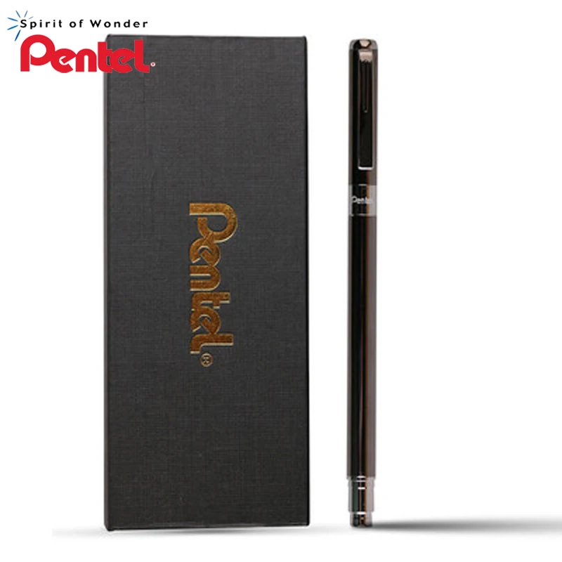Цельная гелевая ручка Pentel Bl625 металлическая шариковая стальная деловой подарок 0