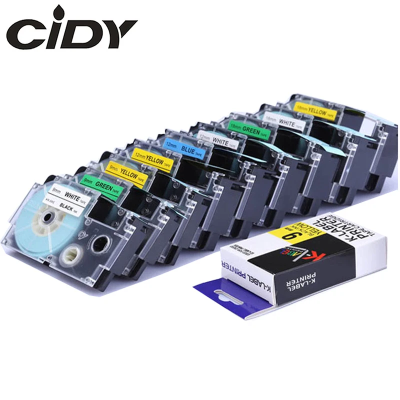 CIDY многоцветное устройство для изготовления этикеток Casio совместимо с