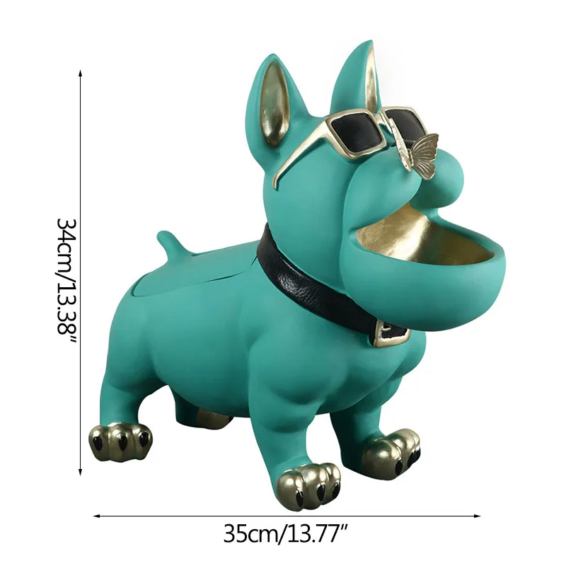 Nordic Творческий бульдог ключ стойка для хранения украшений дома декоративная