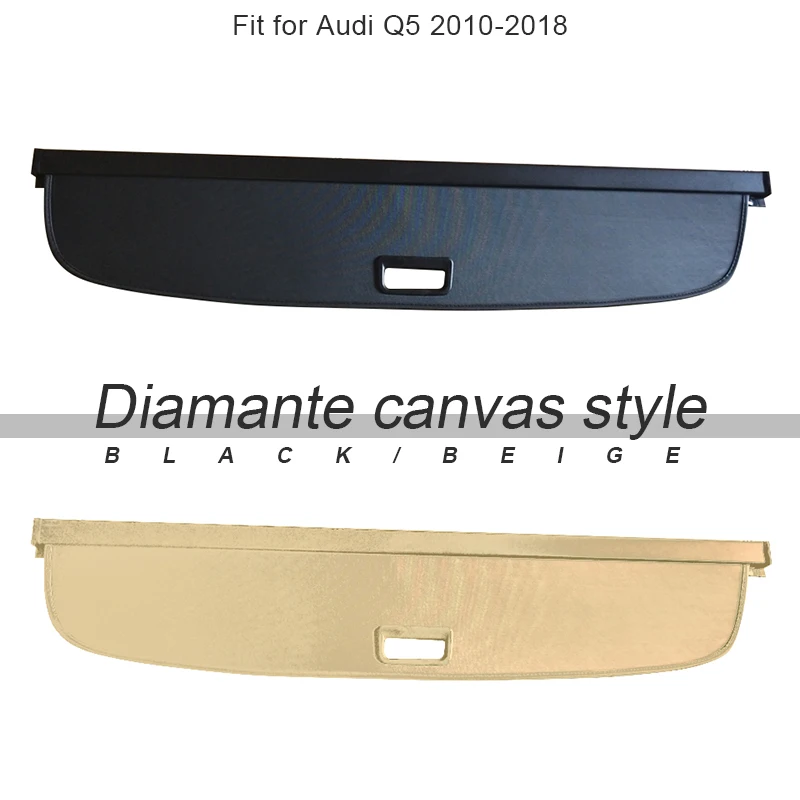 

1Set Car Security Shield Shade Rear Trunk Cargo Cover For Audi Q5 2017 2018 2010 2011 2012 2013 2014 2015 2016 Auto Accessories