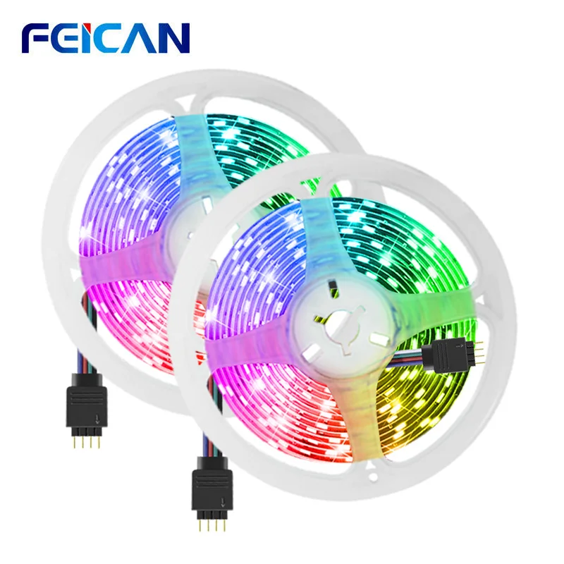 светодиодная лента 10 м 5050SMD RGB полосы Cutable светодиодный ТВ Подсветка Гостиная