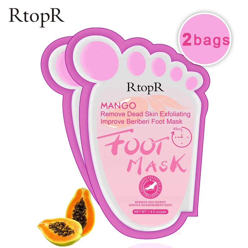 2 пакета маска для ног с манго|Стопы| |