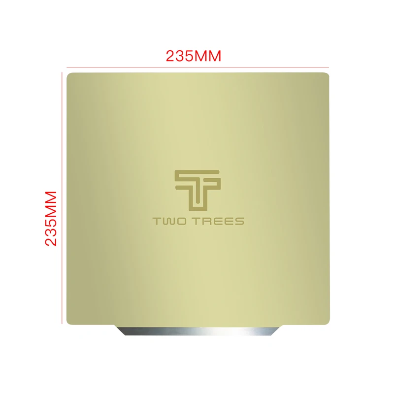235x235mm Новинка 220x220 235x235 310x310 мм стальной лист с пружиной для удаления предварительно примененный пей+ гибкий магнитный стикер для CR10 Ender3 Ender 5 - Цвет: 235x235mm