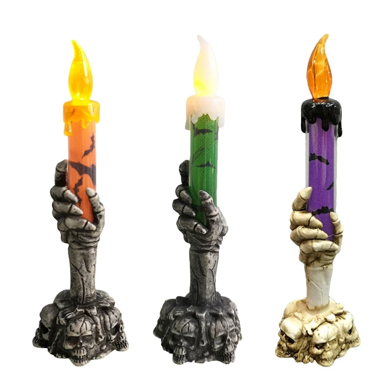 Привидение череп рукоятка электронный каркас светильник ча без дыма реквизит