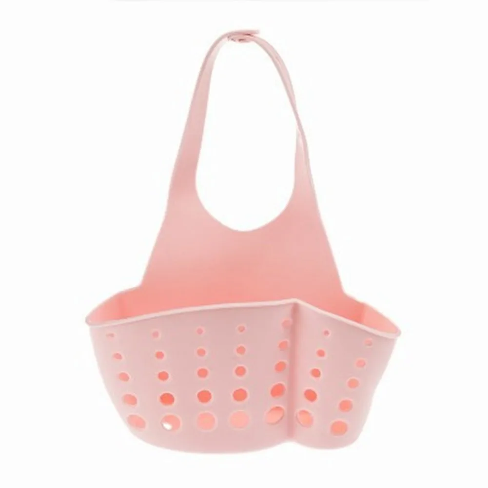 

Hanging Pocket Drain Rack Shelf Suction Cup Sink Drain Basket Bowl Sponge Faucet Holder Kitchen Bathroom Storage Organizer