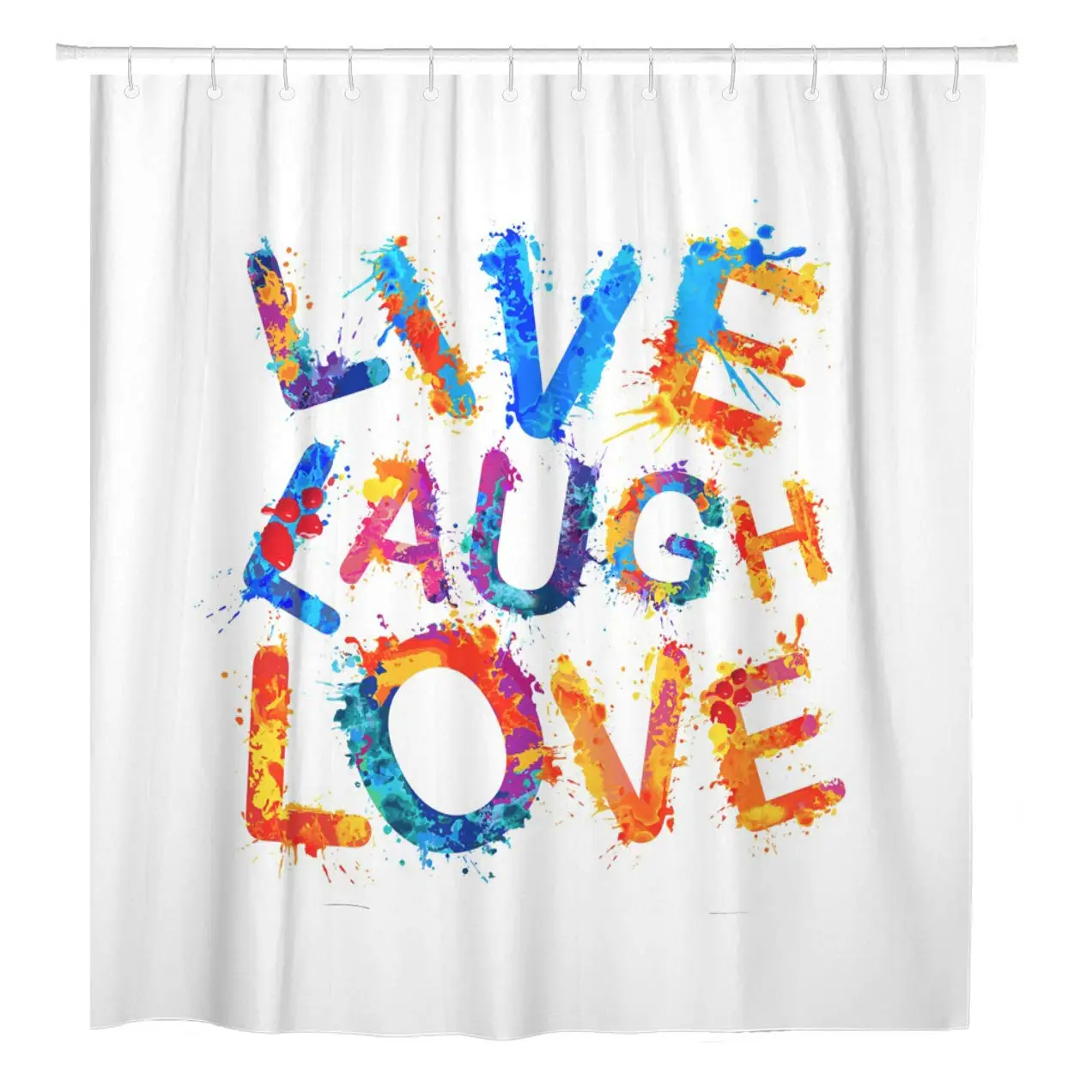 -Пачка цветов радуги для живой Смех Любовь всплеск Краски акварель творческих