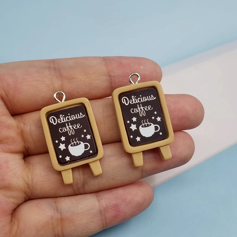 

10pcs Cute Blackboard Charms for Jewelry Making Cute Pendant DIY Earings Necklace Keychain Accessories C500