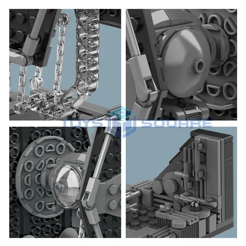 

The Star Fighter Balance Frame Model Building Blocks With Magic Movie Action Figures Bricks Set Gifts Toys For Children