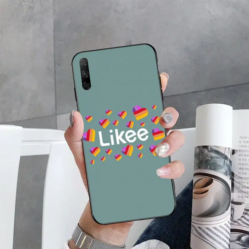 Мягкий силиконовый черный чехол HPCHCJHM likee для телефона Huawei Honor 30 20 10 9 8 8x 8c v30 Lite view pro