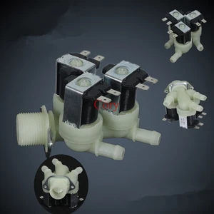 1 шт., пластиковый Электрический электромагнитный клапан, 1-3 дюйма