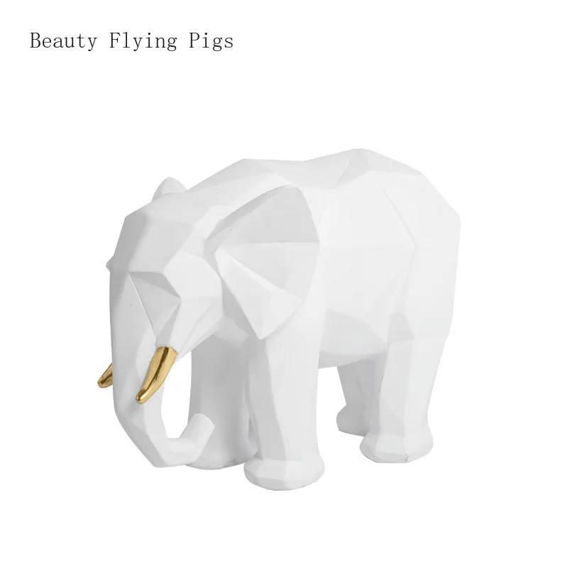 

Dropshipping new listing elephant ornaments marble pattern lucky lucky cat desktop ornaments piggy bank cute personalized gifts