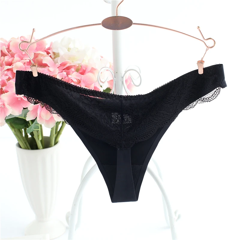 Женские кружевные стринги бесшовные трусики пикантное женское нижнее белье
