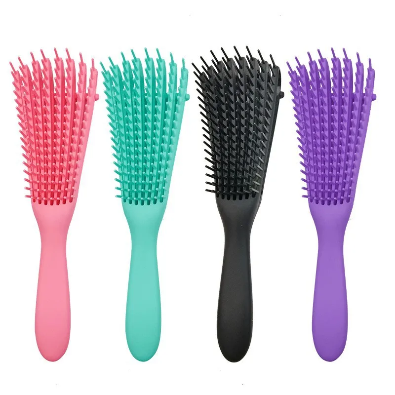 

Eight Claw Comb New multi-functional hairdressing style shun hair clean massage comb plastic anti-static