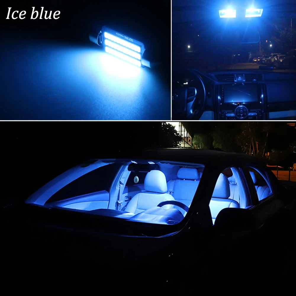 

100% Perfect White Error Free Canbus LED bulb interior Map Dome light + License Plate Lamp Kit For BMW Z3 E36 Z4 E85 E86 E89