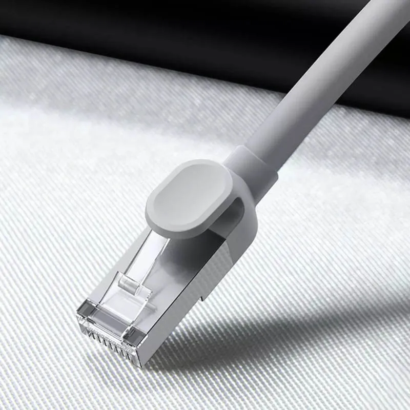 Оригинальный гигабитный Ethernet кабель RJ45 Круглый/плоский не застревает в