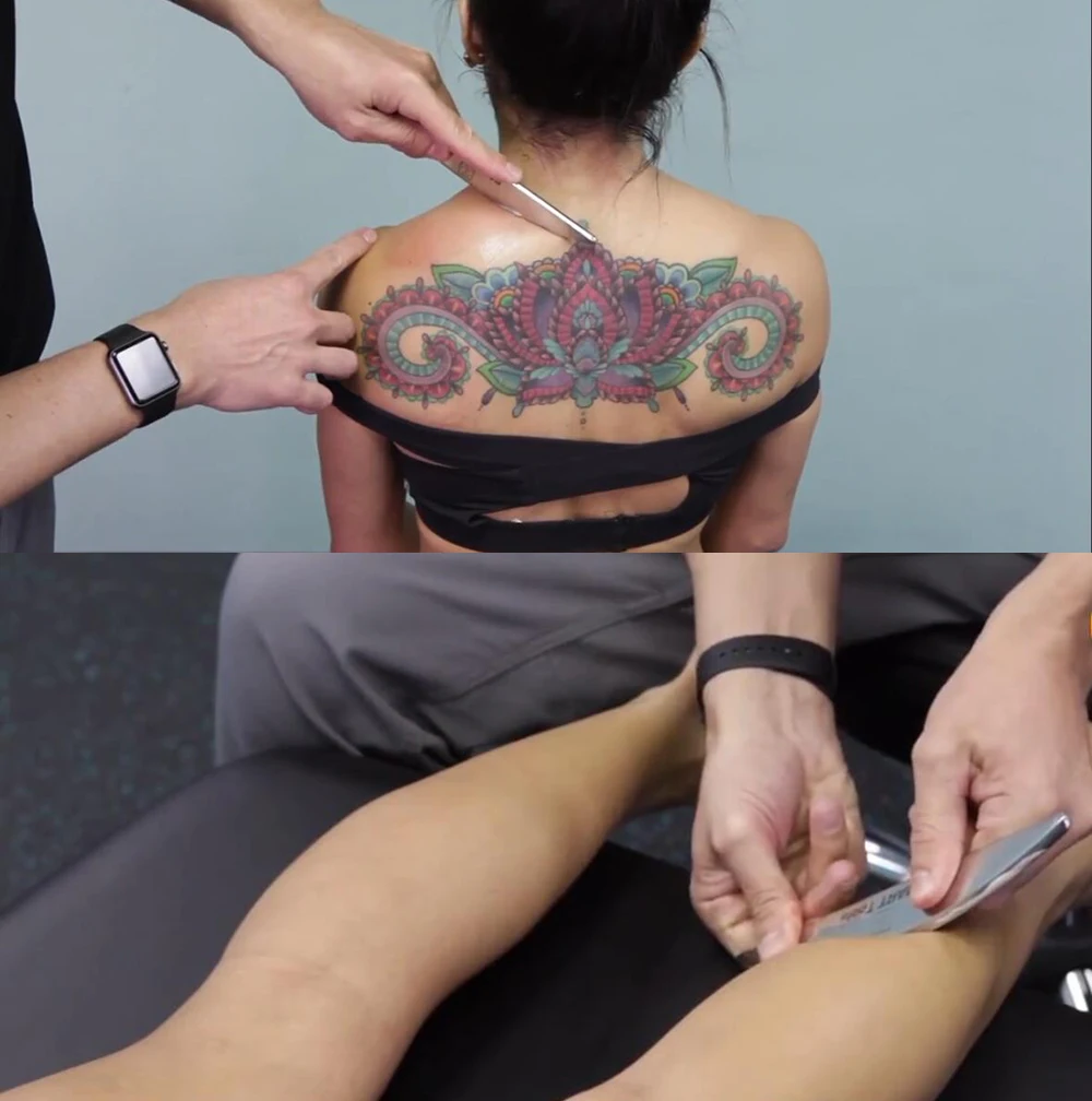 5 шт., медицинский скребок Gua Sha из нержавеющей стали, нож для физиотерапии, фасции, Myofascial Release IASTM, инструменты, ФИЗИОТЕРАПЕВТИЧЕСКИЙ нож Y