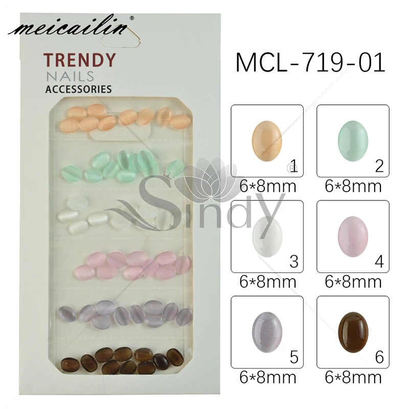 60 шт. разноцветные блестящие кристаллы для ногтей | Красота и здоровье