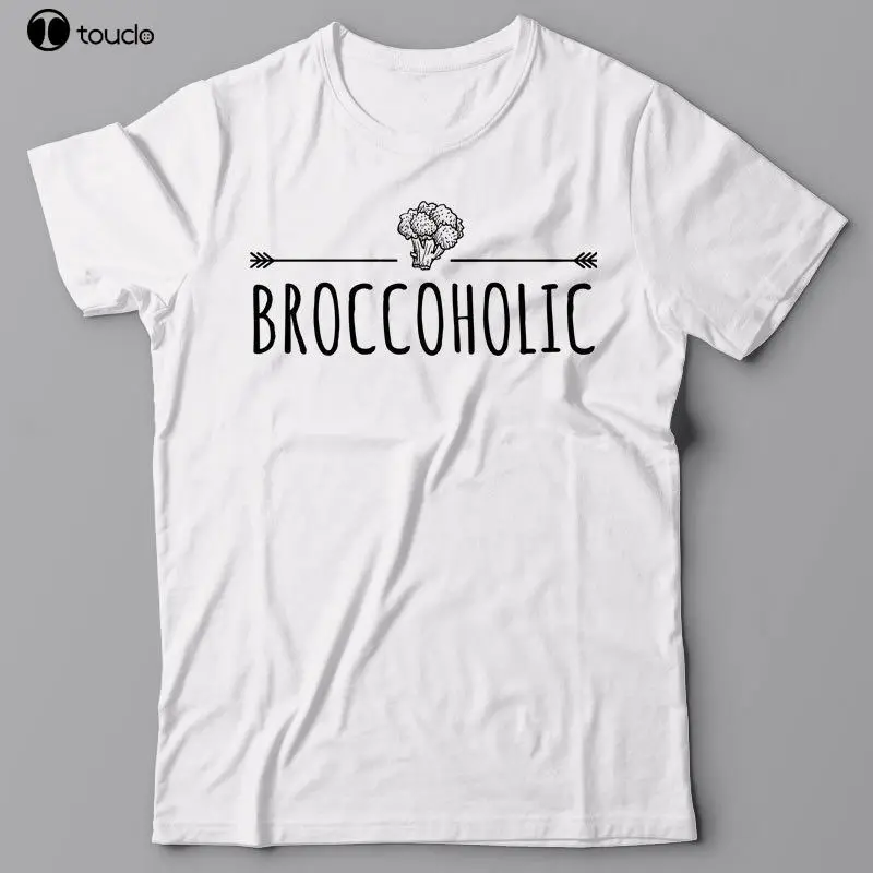 Мужская Базовая футболка с броккоголической Брокколи-вегетарианская
