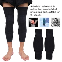 1pair unisex soft thicken winter warm knee protective gear knee protector leg outside sport cycling anti static anti cold belt