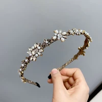 women girls hair accessories crystal flower head bands women jewelry wedding bridal hair accessories 2021 fashion headwear