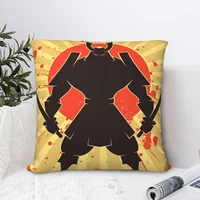 shadow samurai square pillowcase cushion cover funny home decorative polyester throw pillow case sofa nordic 4545cm