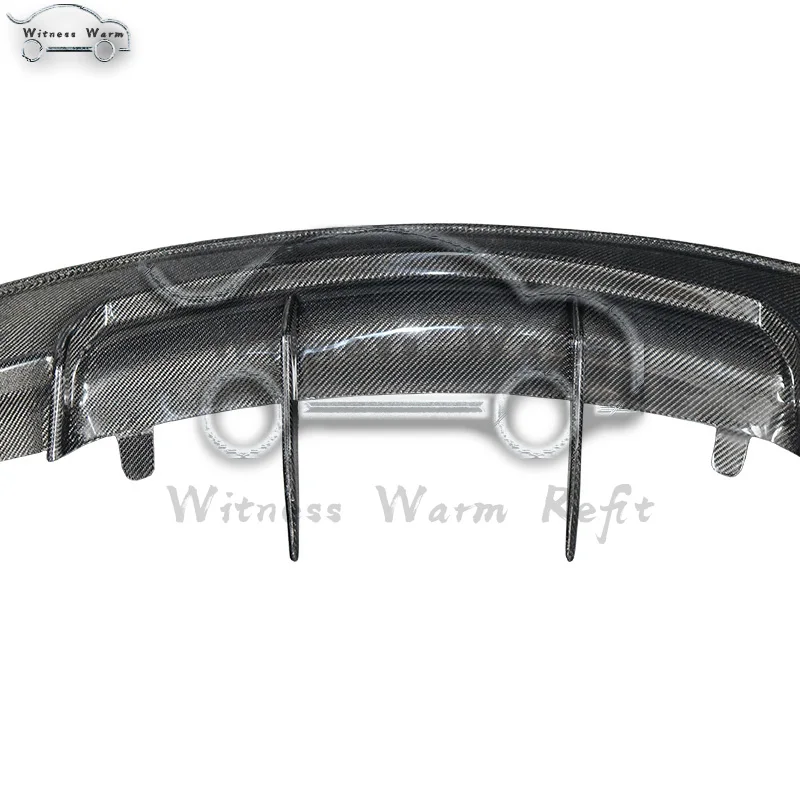 УГЛЕРОДНЫЙ Firber задний бампер Выпускной диффузор спойлер для Tesla Model S Sedan 2014 2016