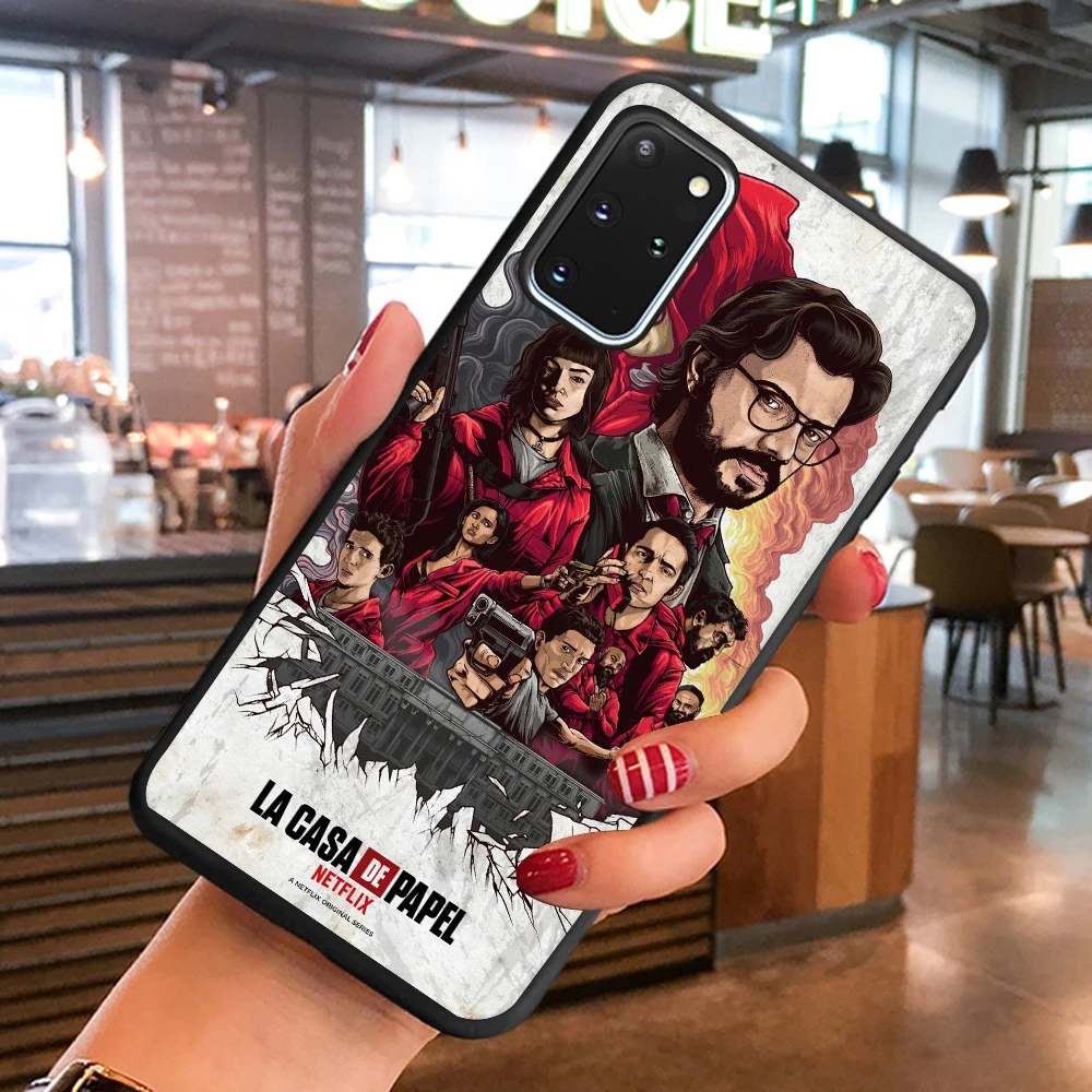 

PUNQZY Soft TPU Spain TV After The Paper Hack Case For Huawei P40 LITE P30 PRO P30 P20 LITE MATE 40 PRO P20 Black Drop Resistant