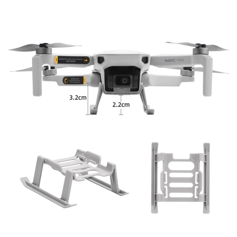 Посадочный механизм для DJI Mavic мини-удлинитель поддержка ног безопасная посадка быстросъемная повышенная подставка для mavic mini АКСЕССУАРЫ