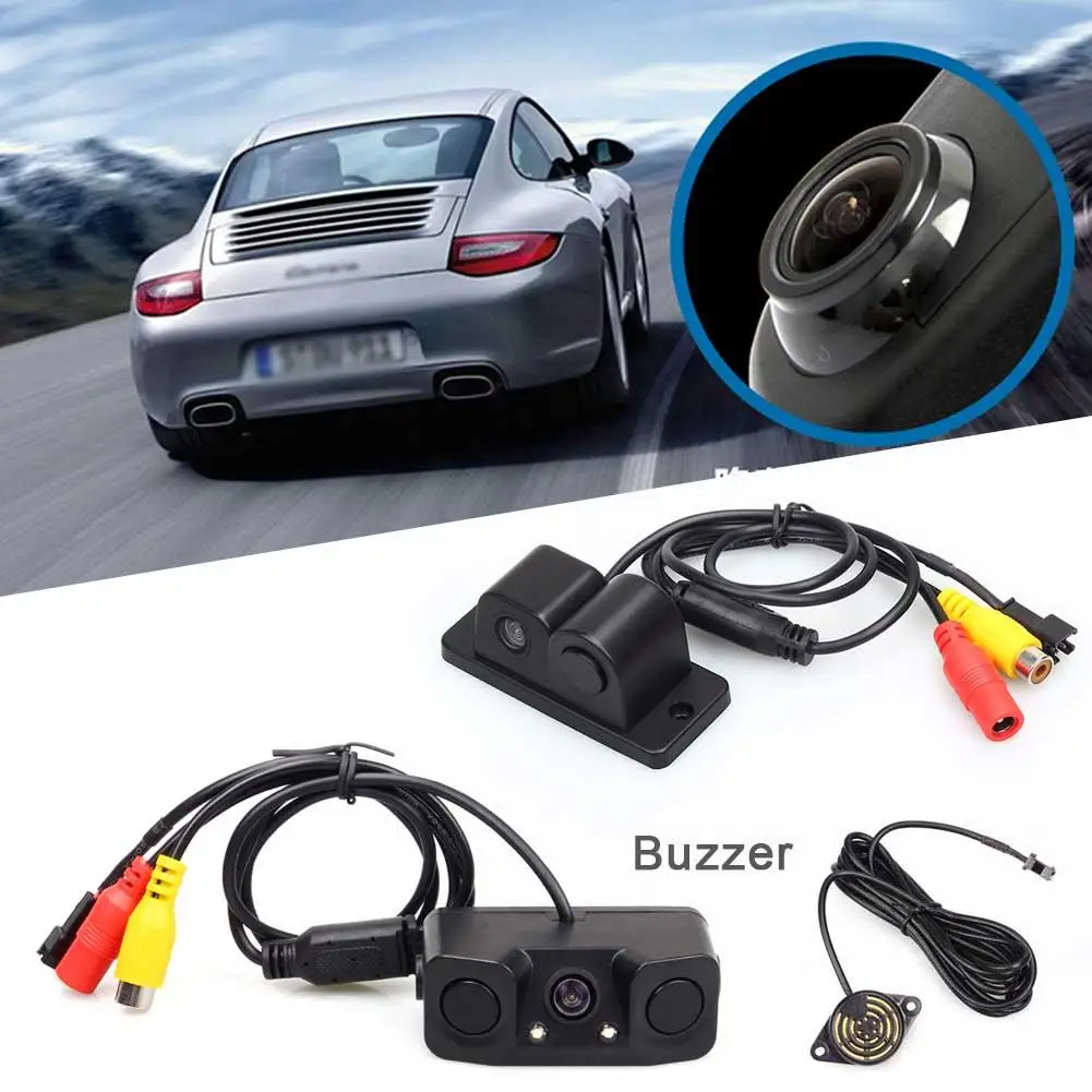 

Night Vision Radar Reversing Rearview With Buzzer Low Illumination Camera