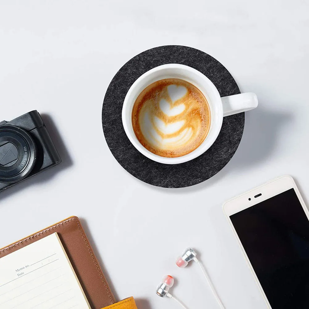 Домашняя кухонная круглая чаша из войлока термоизолированная подставка набор