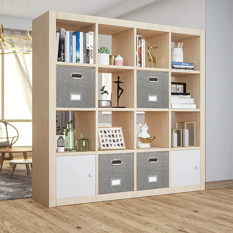 

13inchs Cube Children's Storage Box Cartoon Animal Felt Fabric Storage Basket For Kids Toys Organizers Kindergarten Closet Boxes