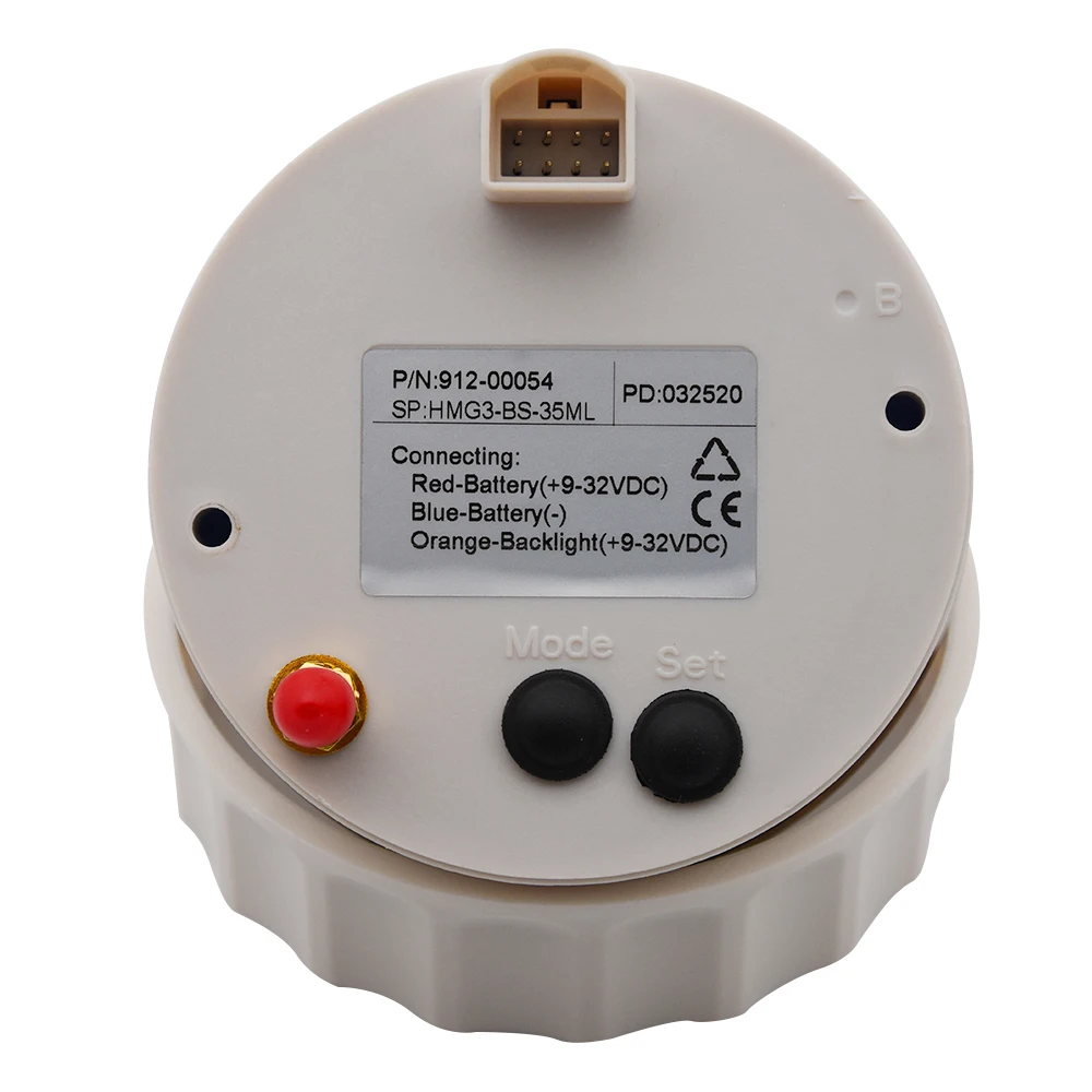 Морской Авто 0 35 миль/ч GPS Спидометр 85 мм цифровой ЖК спидометр датчик лодки 55 км/ч