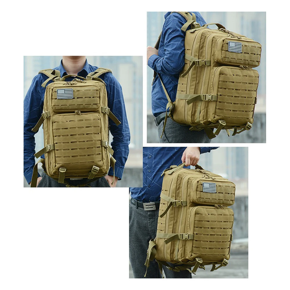 Рюкзак мужской армейский Тактический 3P водонепроницаемый 50 л | Спорт и