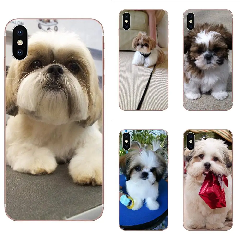 Shih Tzu Shitzu Собака Щенок ТПУ окраска кожи для huawei Honor mate 7 7A 8 9 10 20 V8 V9 V10 G Lite Play Mini Pro P