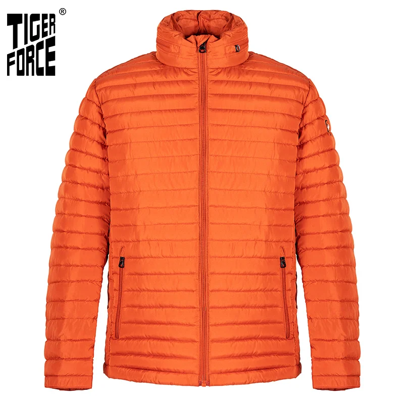 

TIGER FORCE 2022 New Jacket Men Spring Autumn High Quality Slim Warm Outdoor Brand Clothing Thick Warm Parka Men Jackets 50633