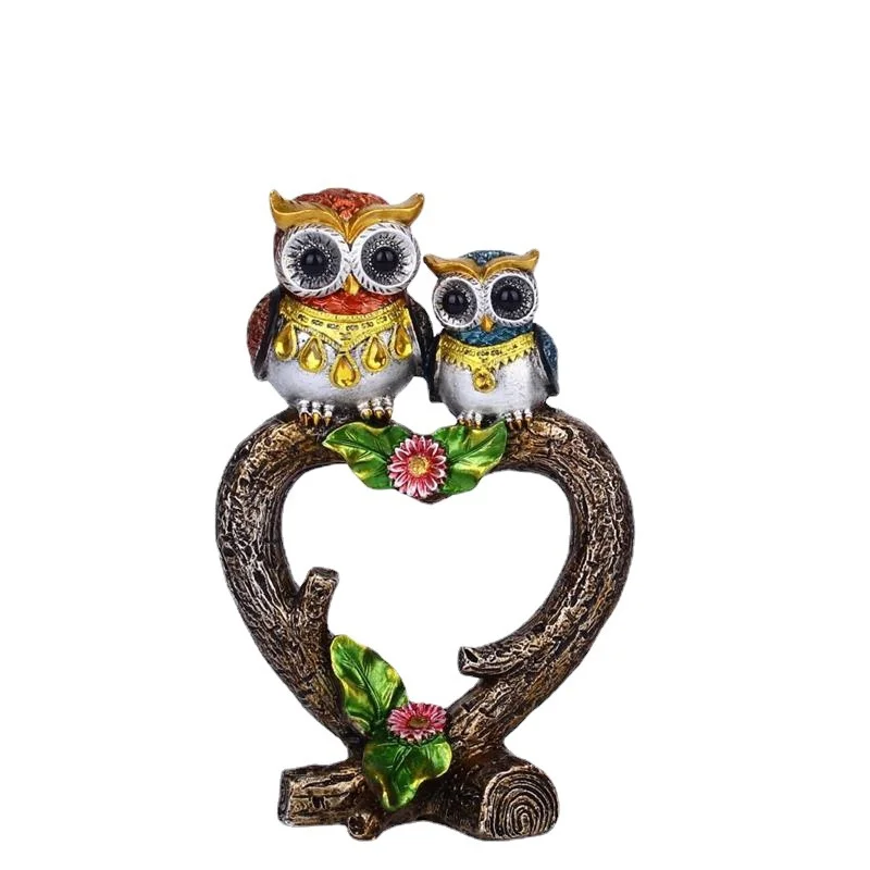 Креативная милая сова домашние полимерные поделки винный шкаф гостиная