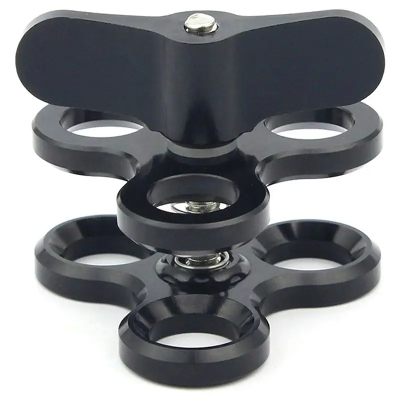 Aluminum alloy Ball Joint Arms 3 Section Clamp mount Fill Light Lamp Holder For Diving Underwater Photography Accesso | Электроника