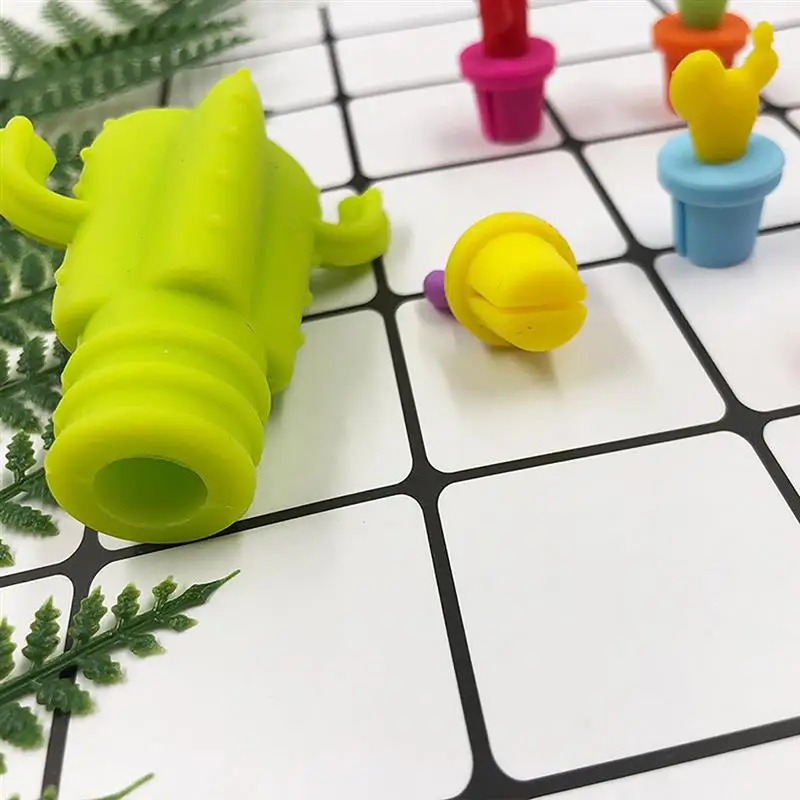 7 шт Силиконовые кактус вечерние маркер на стакан для вина талисманы питьевой