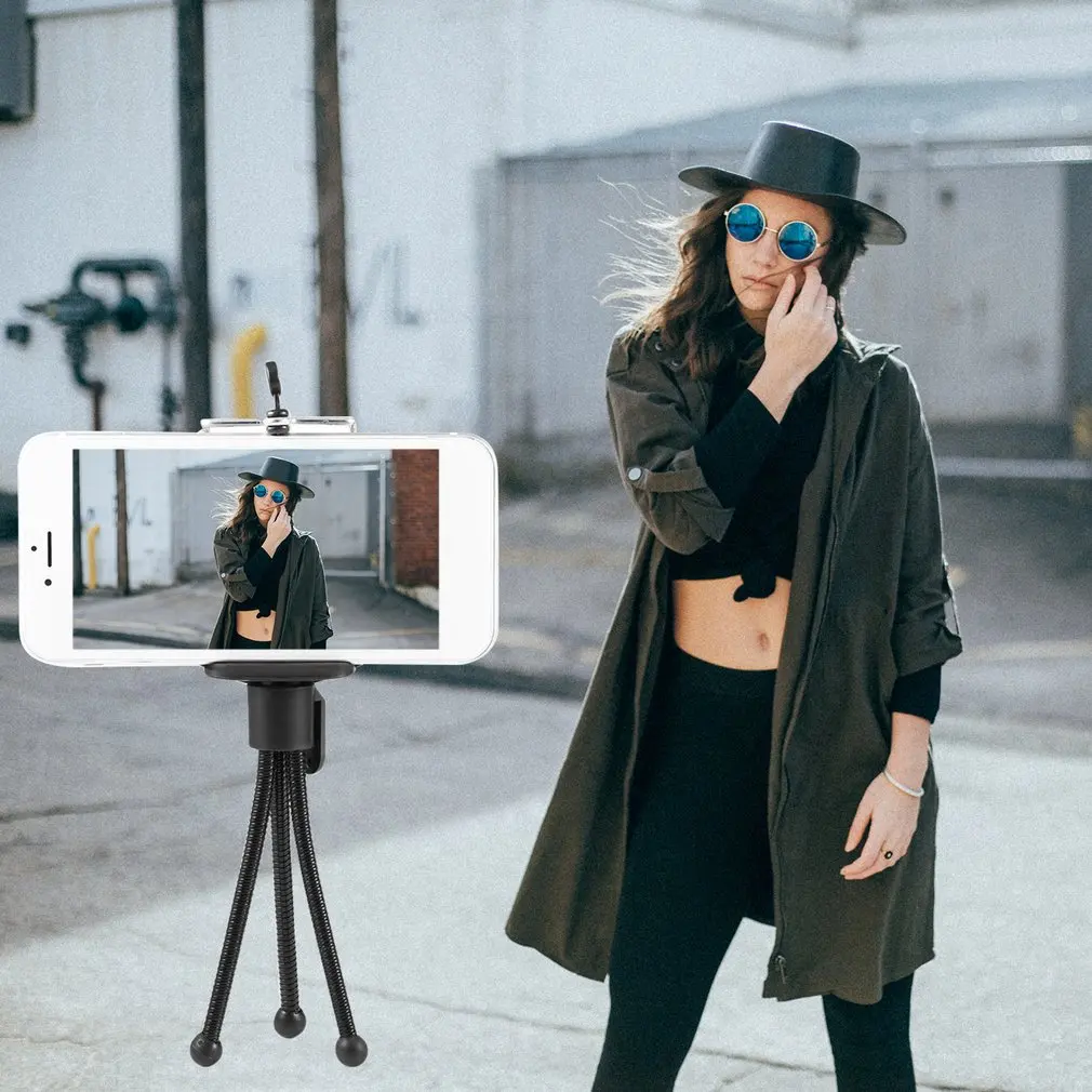 Универсальный гибкий металлический мини-Трипод портативный штатив для цифровой