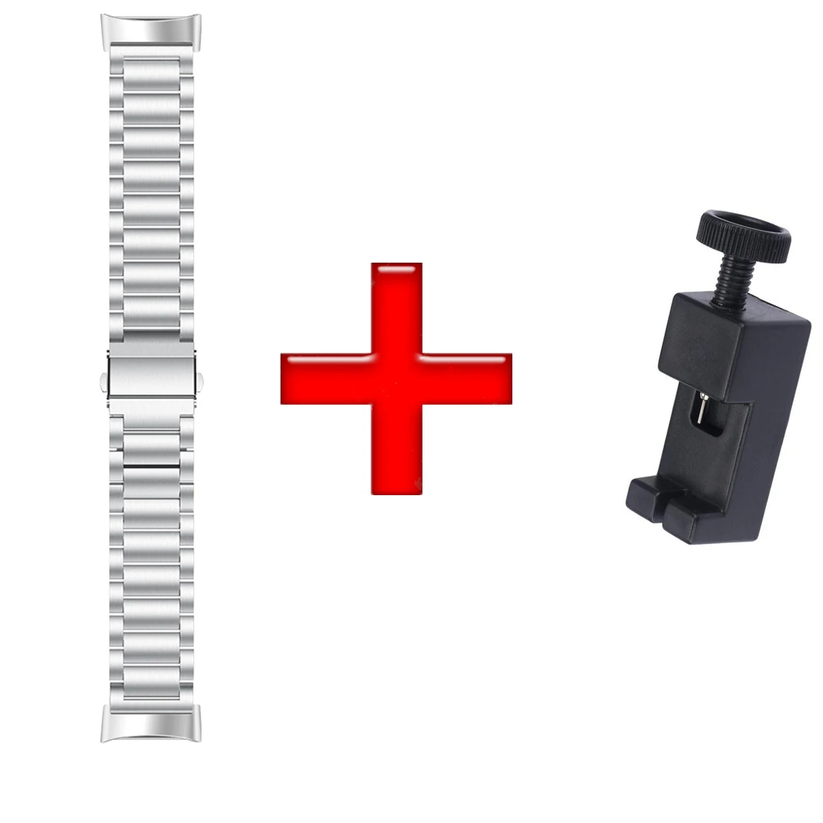 Link bracelet for fitbit charge 5 strap  Replacement belt Stainless steel band For Fitbit Charge  5 smartwatch watch Accessories