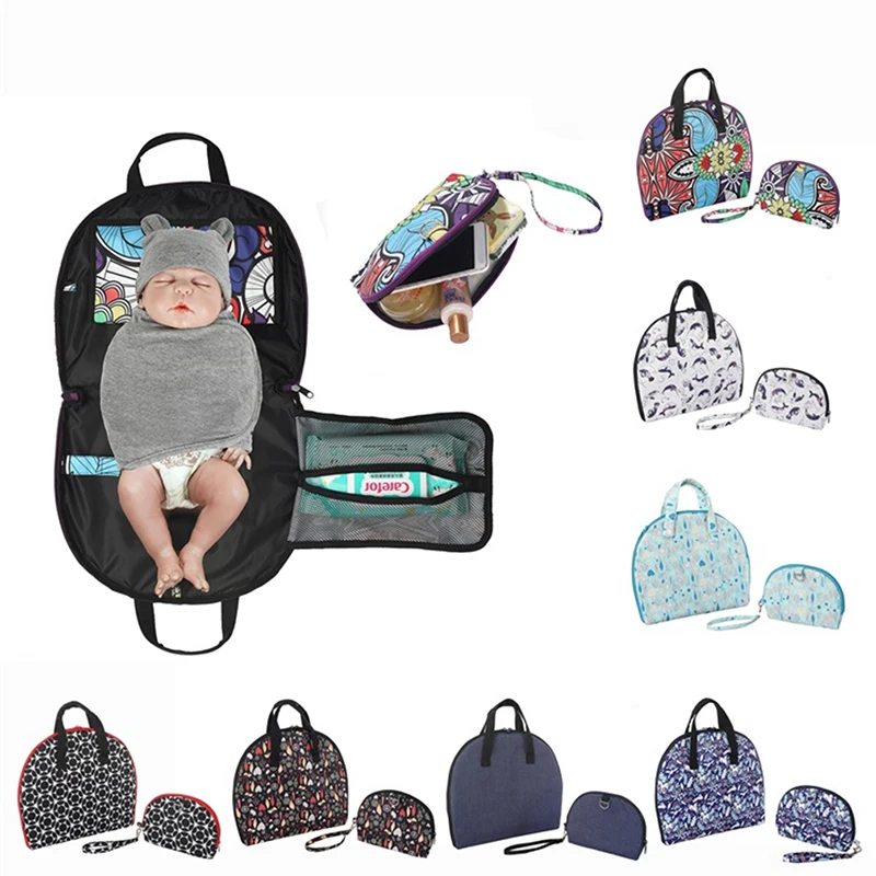 

Mummy Bag Multi-function Baby Insulation Pad Baby Diaper Bag Waterproof Diaper Bag Convenient Infant Maternal And Child Supplies