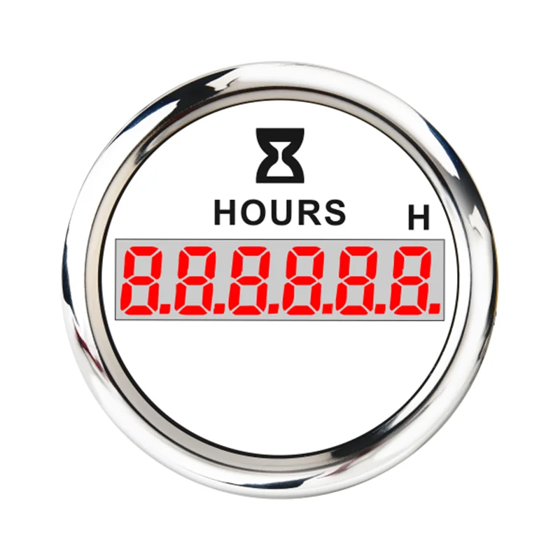 Водонепроницаемый Автомобильный цифровой счетчик часов для судового Авто
