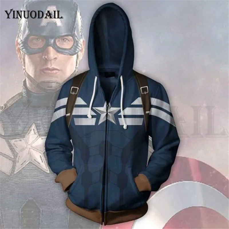 Z1 Мстители эндгейм Marvel Новинка 3D принт мужские толстовки хип хоп Толстовка уличная Poleron Мститель конец игры - Цвет: Z1