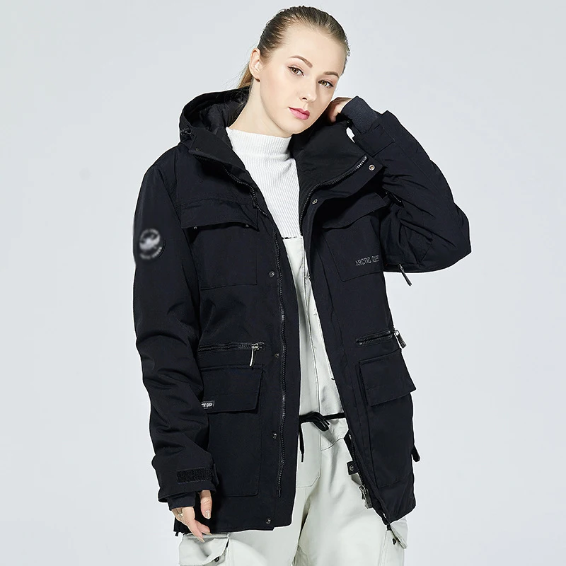 Лыжный костюм для женщин и мужчин водонепроницаемый теплый дышащий комбинезон