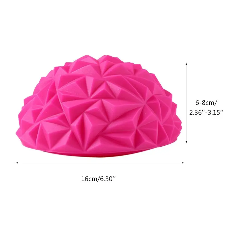 

Yoga Half Ball Physical Fitness Equipment Exercise Balance Ball for Gym Pilates N58B